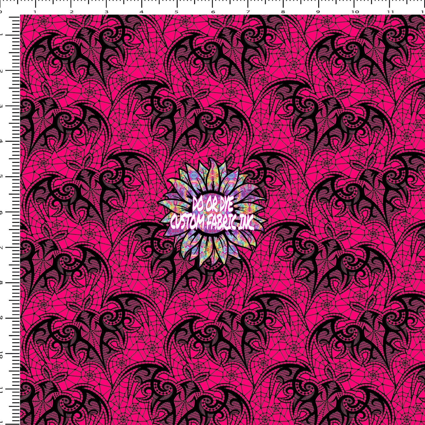 Hot Pink Lace Bats DOD