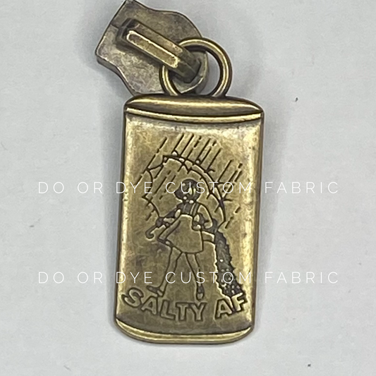 Salty AF #5 Nylon Zipper Pulls Retail FLAWED