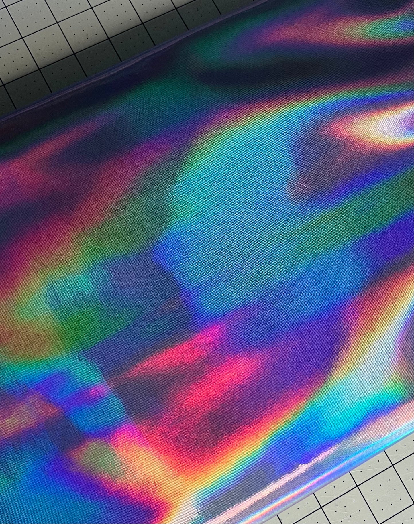 RETAIL Black Holographic .7mm Soft Back VINYL