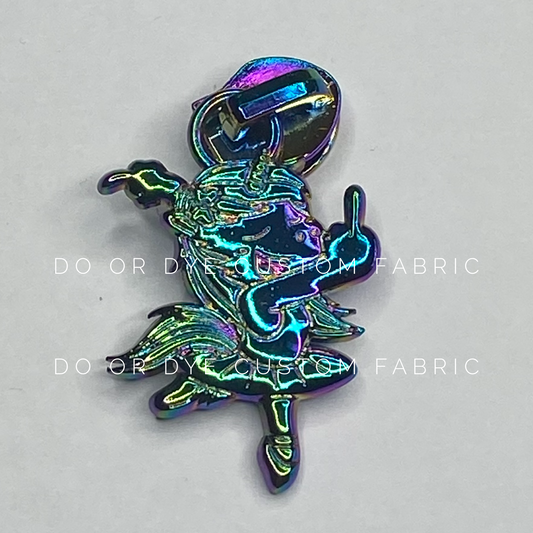Bad Mouth Unicorn #5 Nylon Zipper Pulls Retail FLAWED