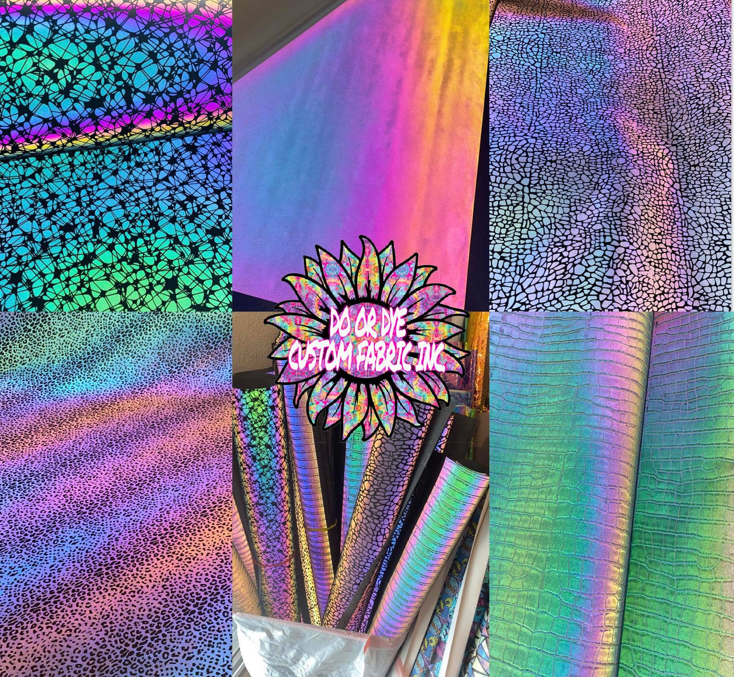 RETAIL Light Reflective Rainbow 1.25mm Soft Back VINYL