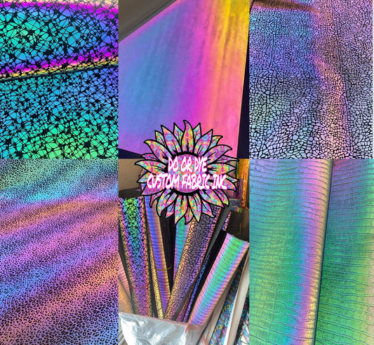 RETAIL Light Reflective Rainbow 1.25mm Soft Back VINYL