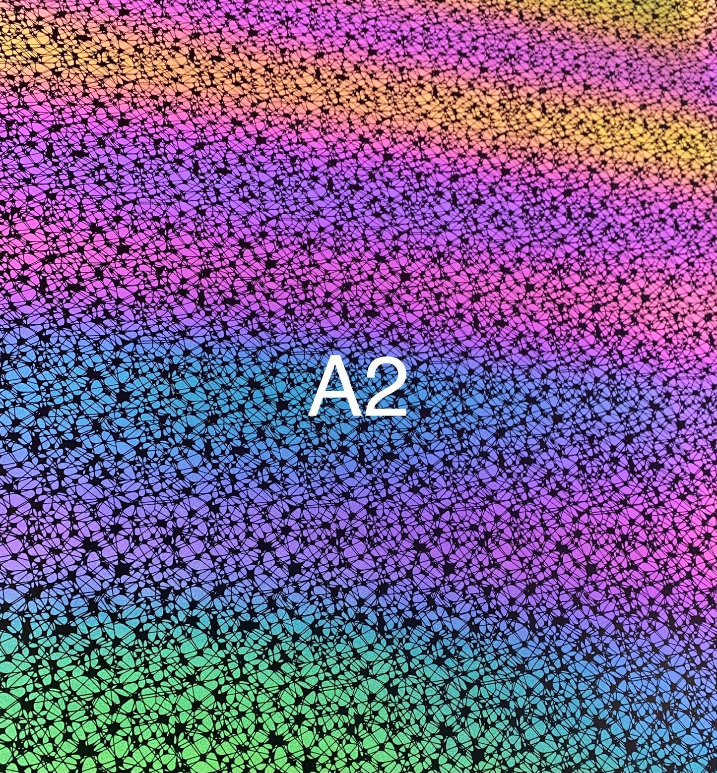 RETAIL Light Reflective Rainbow 1.25mm Soft Back VINYL