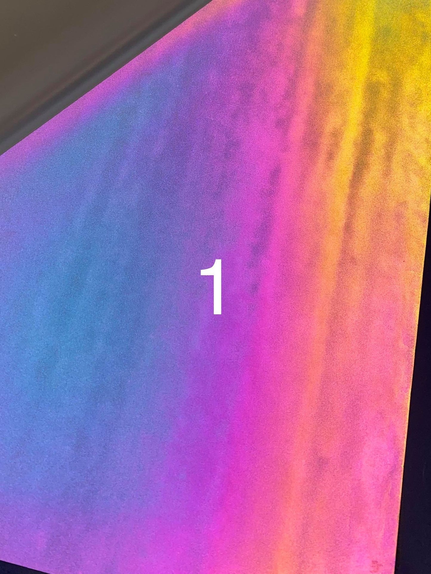RETAIL Light Reflective Rainbow 1.25mm Soft Back VINYL