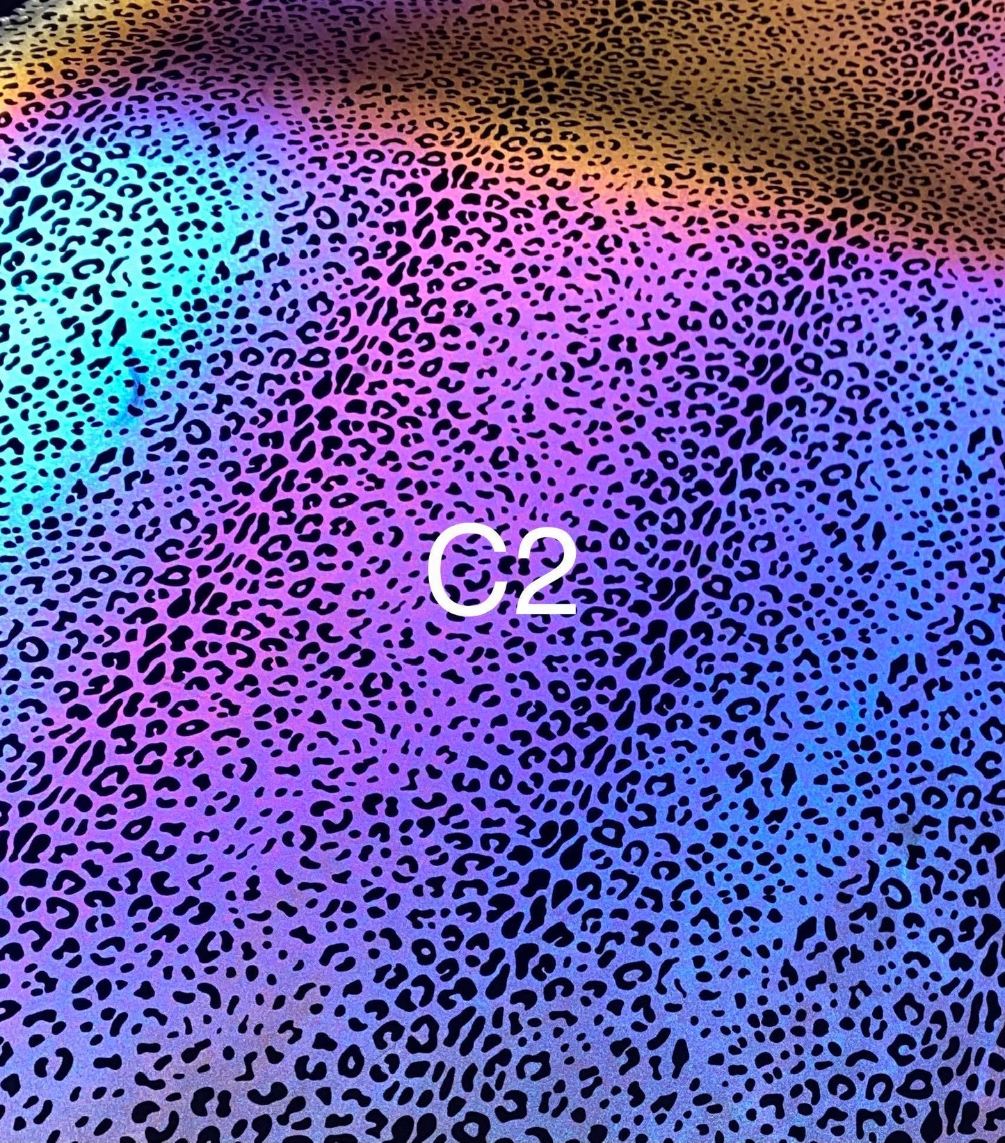 RETAIL Light Reflective Rainbow 1.25mm Soft Back VINYL