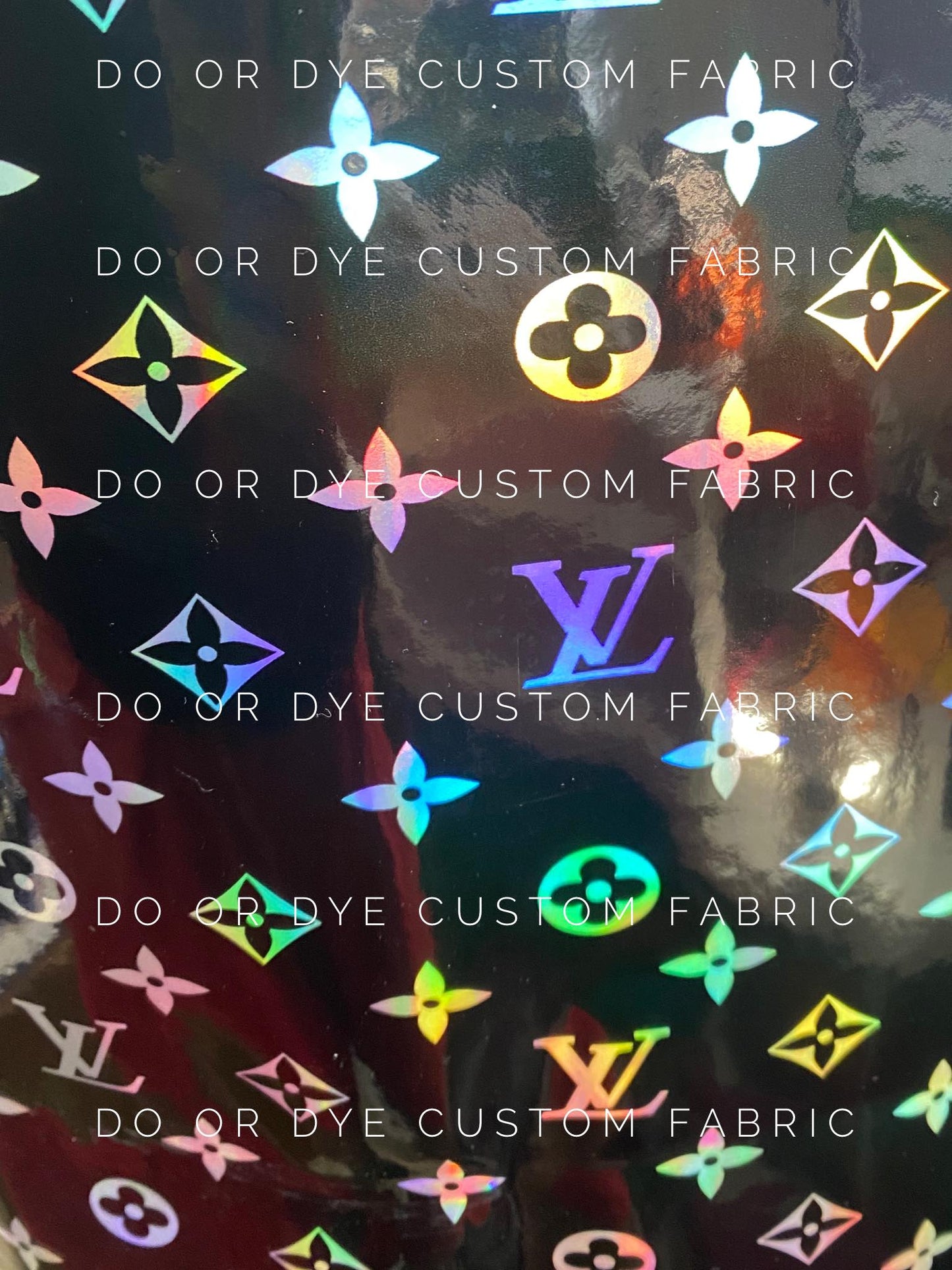 RETAIL Printed Holographic .5mm Soft Back VINYL