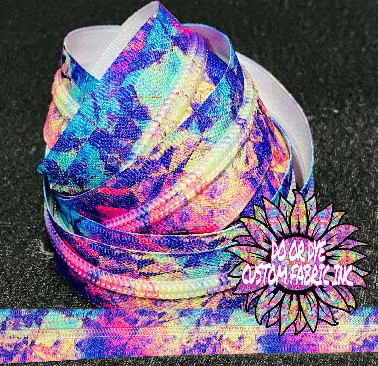 Mystical Crystals #5 Nylon Zipper Tape RETAIL