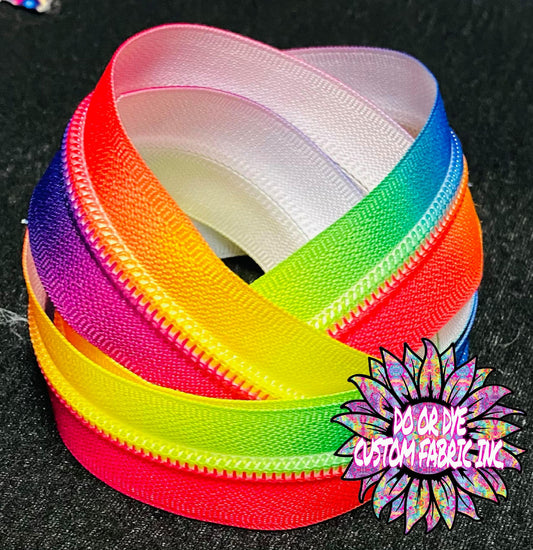 Neon Ombre #5 Nylon Zipper Tape RETAIL