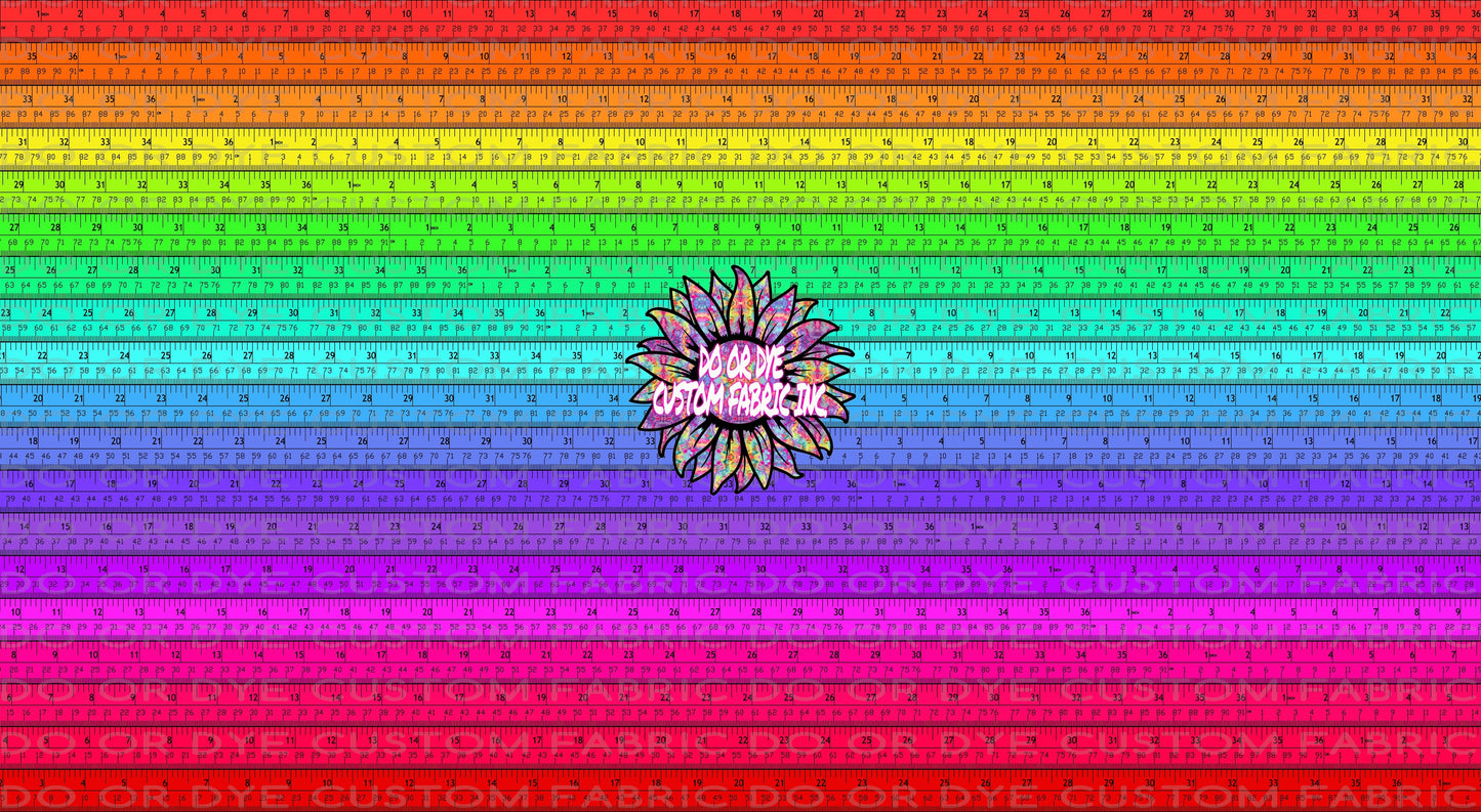 Bright Rainbow Measuring Tape DoD Exclusive