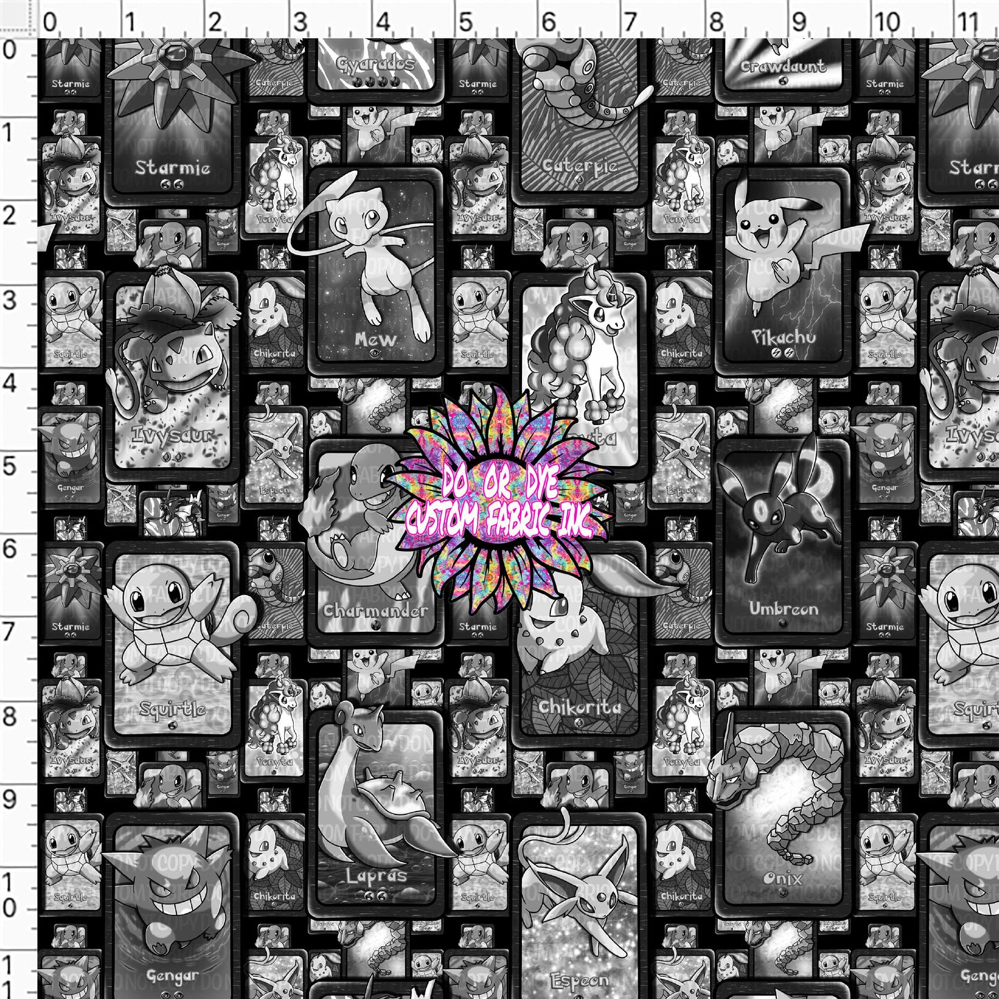 Poke Party Monochrome Cards