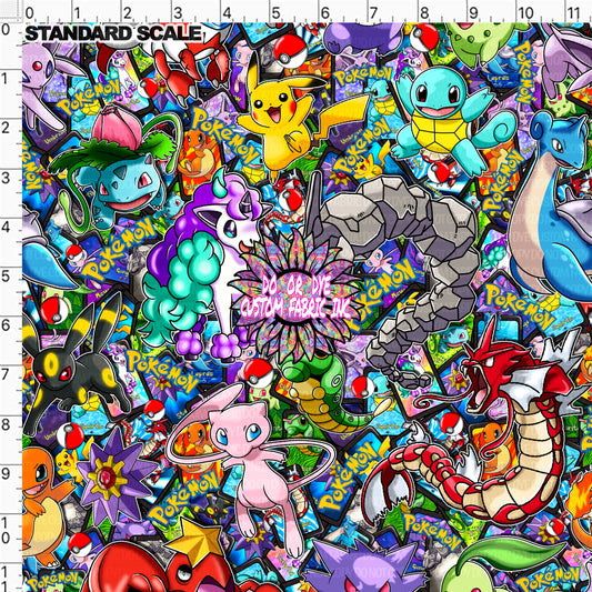 Poke Party Labeled On Cards