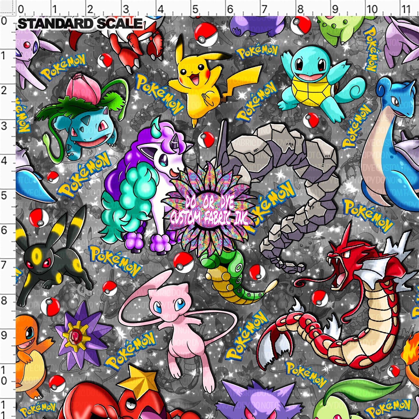 Poke Party On Monochrome