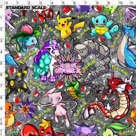 Poke Party On Monochrome