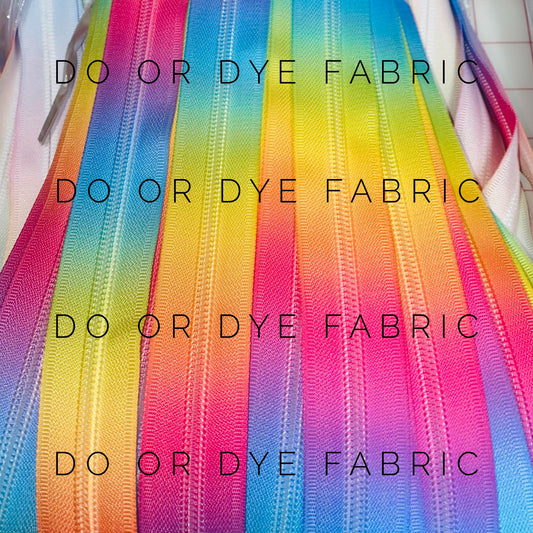 Bright Rainbow #5 Nylon Zipper Tape RETAIL