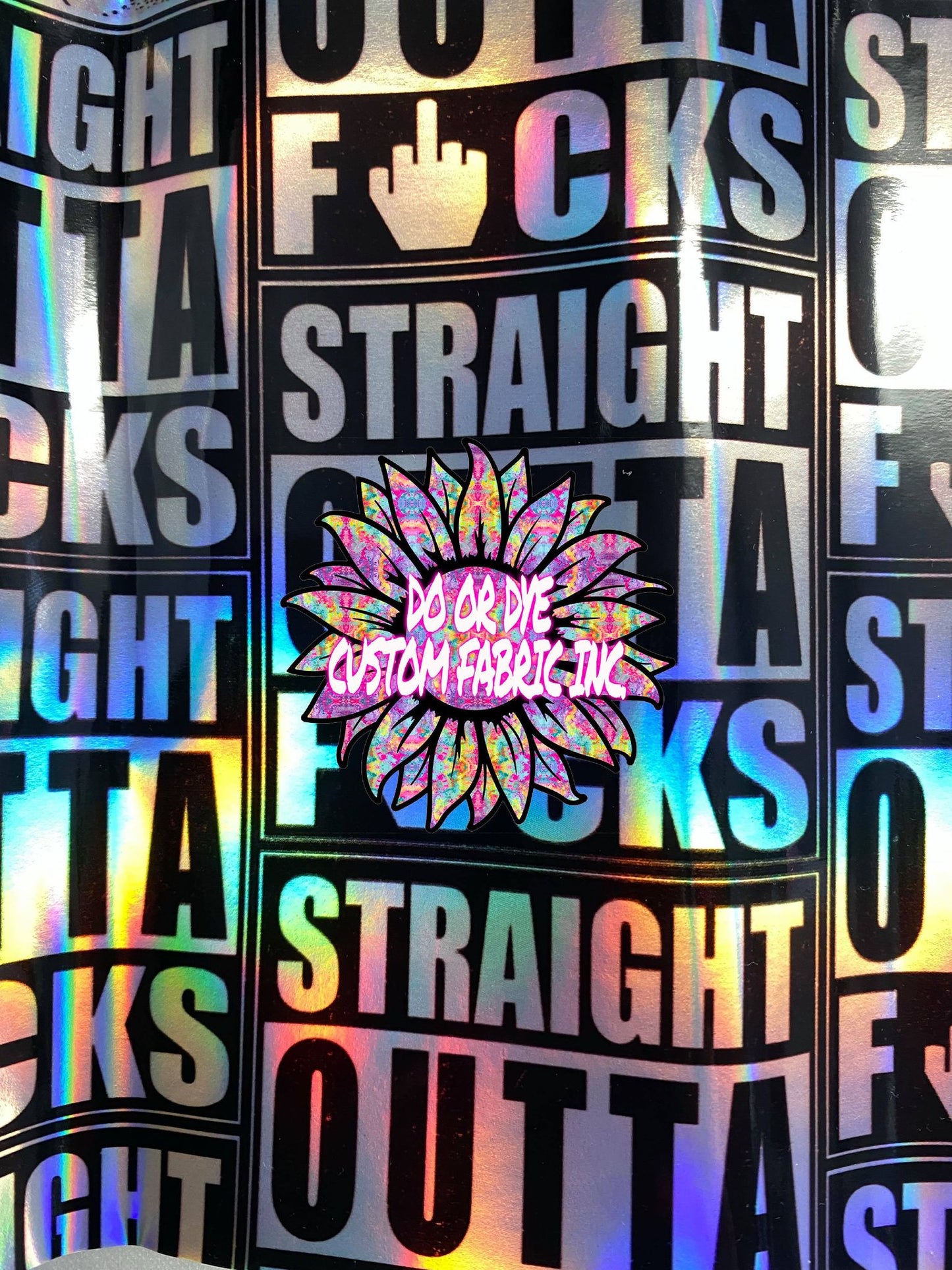 RETAIL Printed Holographic .5mm Soft Back VINYL