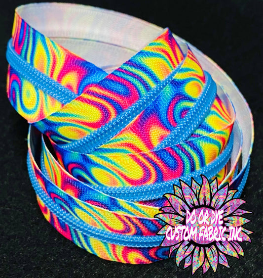 Melted Summer #5 Nylon Zipper Tape RETAIL