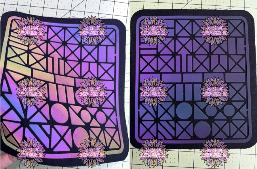 Light Reflective Half Fold Wallet Precut RETAIL