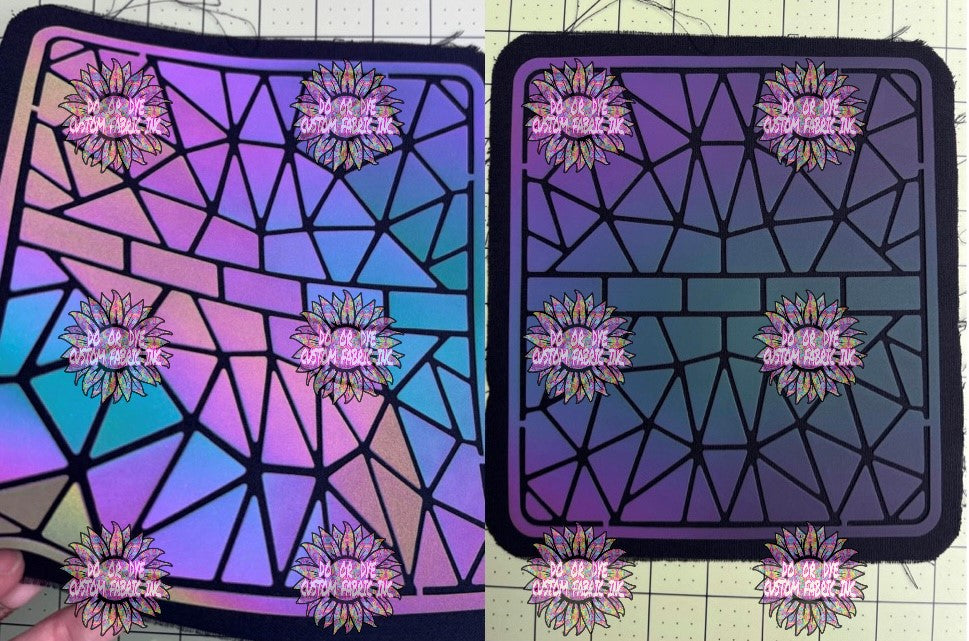 Light Reflective Half Fold Wallet Precut RETAIL