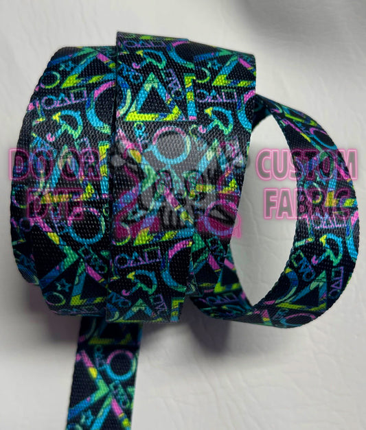 Do Or Dye Print - Double Sided 1" Printed Webbing