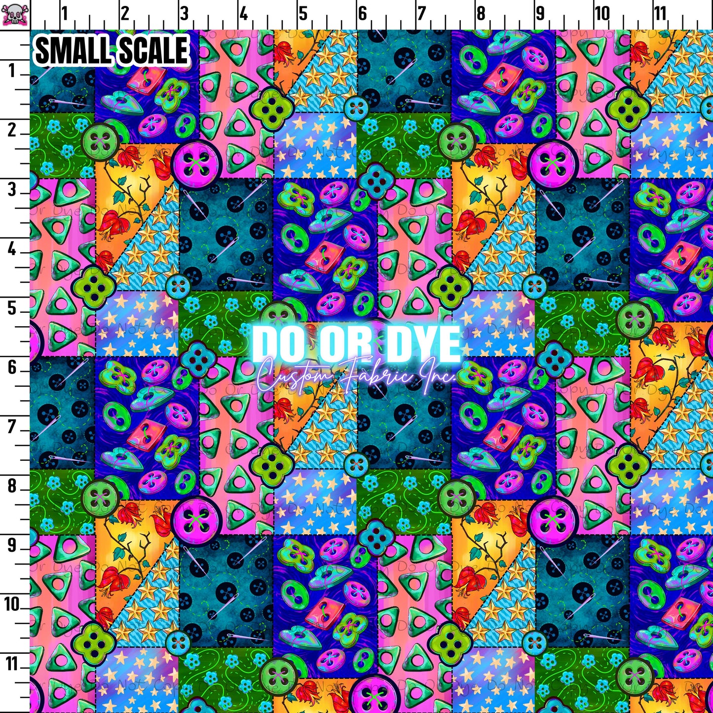 Button Eyes Patches