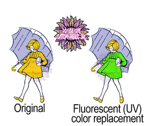 Direct To Film Transfers- Fluorescent (UV inks)