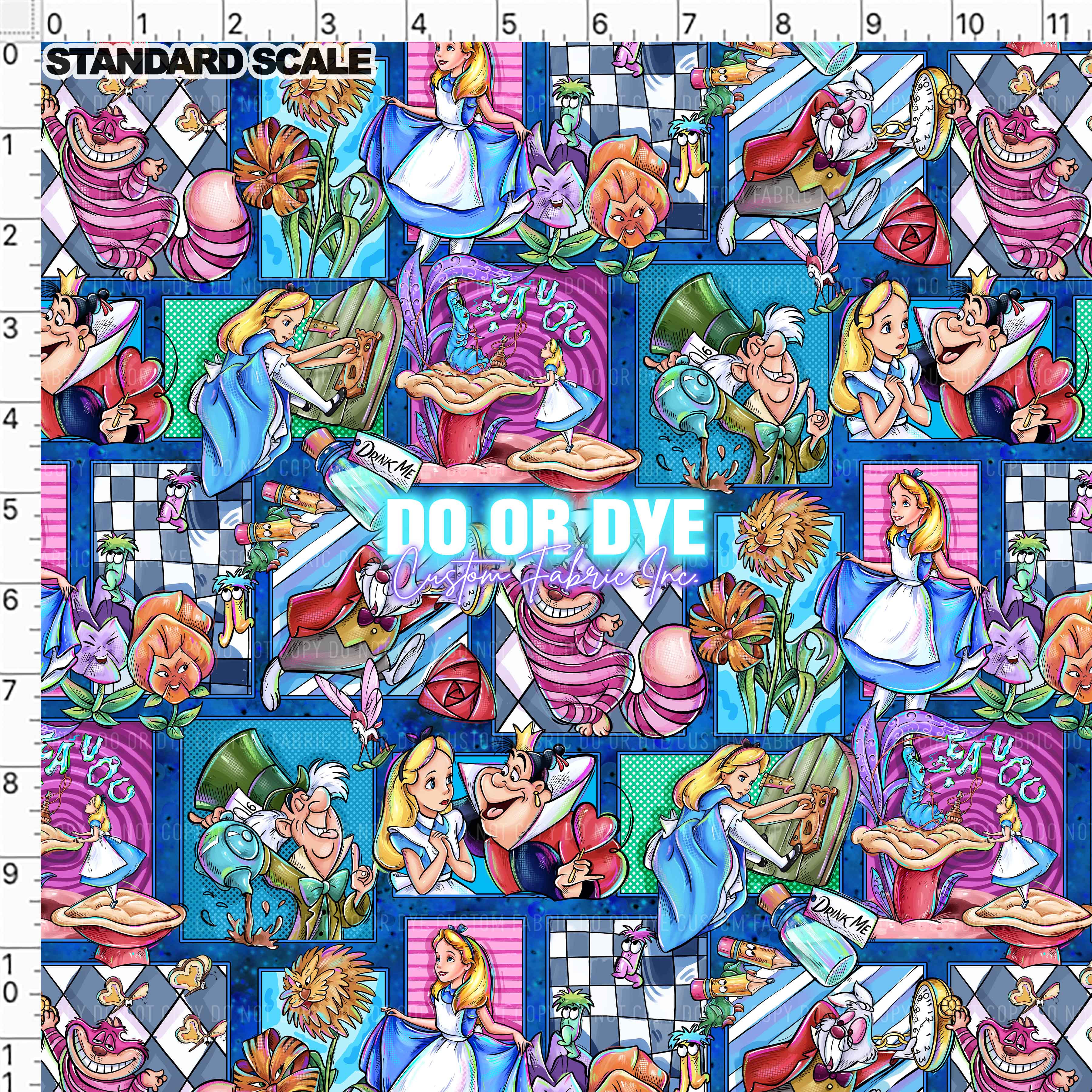 Alice Story Blocks – Do or Dye Custom Fabric