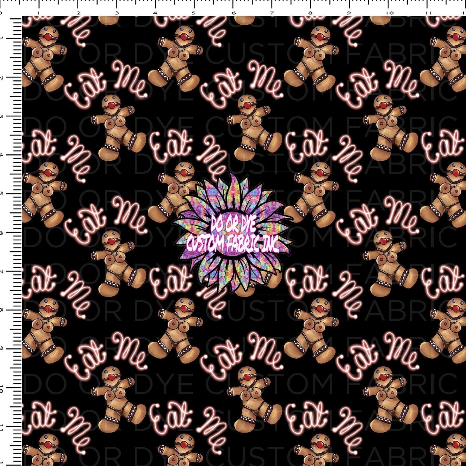 Naught Gingerbread DoD Exclusive - RTS – Do or Dye Custom Fabric