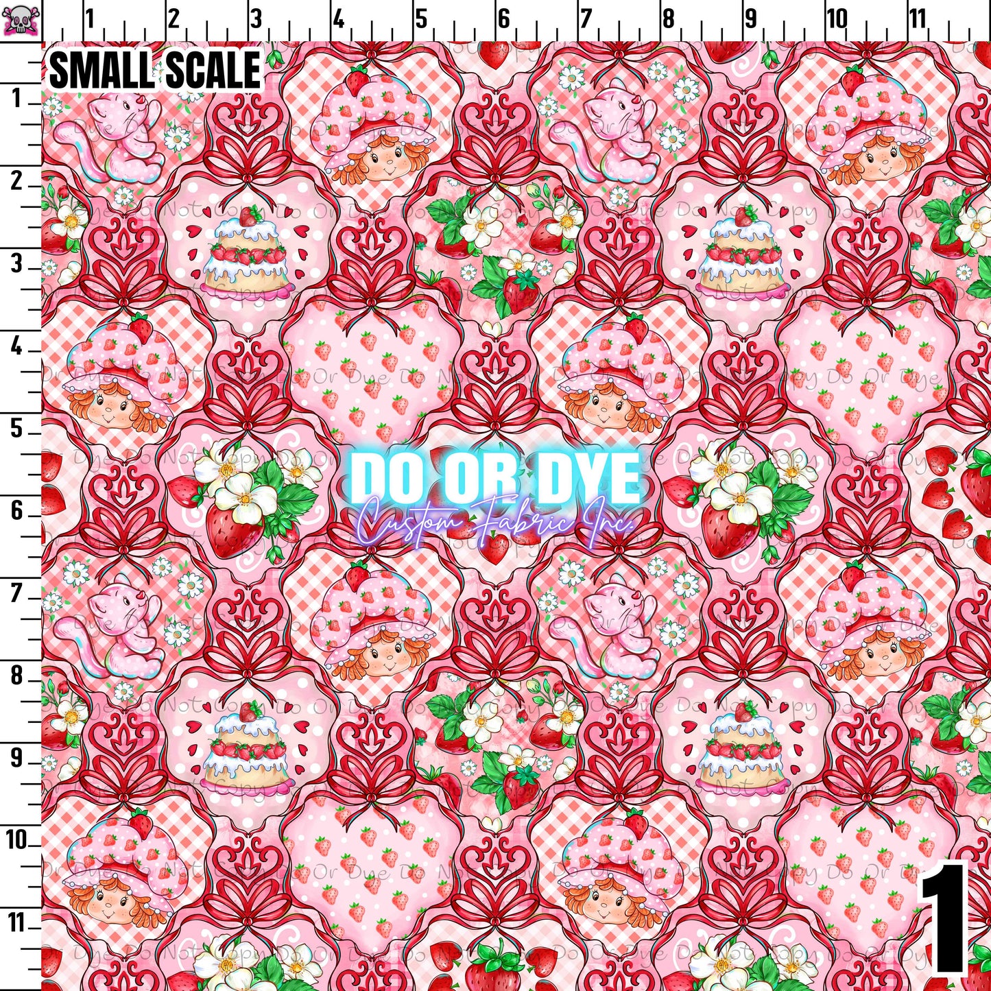 Strawberry Cake Demask Coord (ALL COLORWAYS)