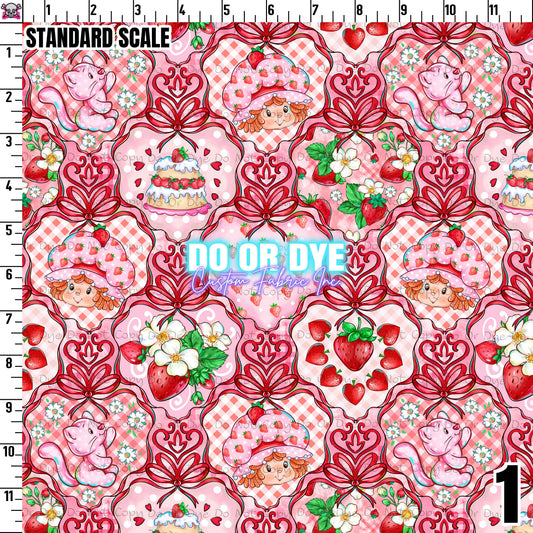 Strawberry Cake Demask Coord (ALL COLORWAYS)