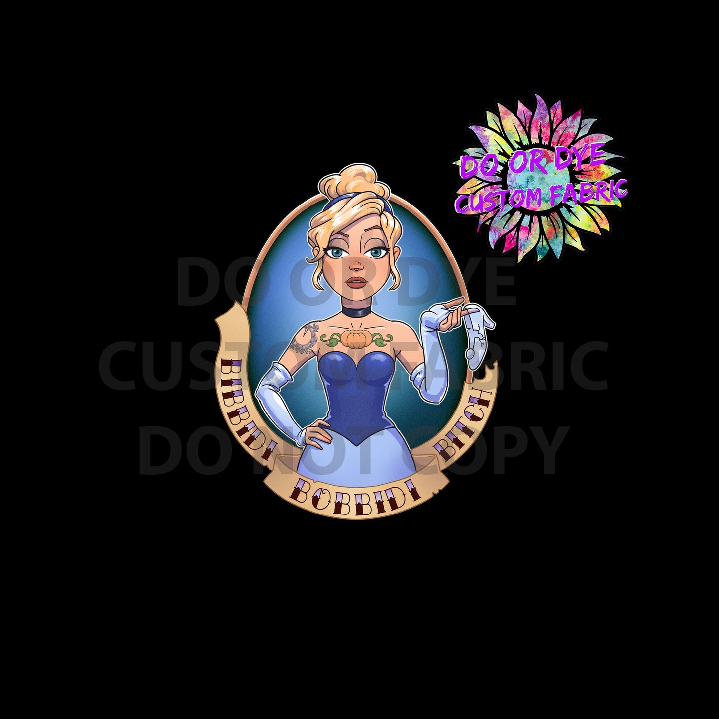 Tatted Royalty Bibbidi PANEL - RTS