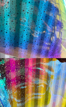 Load image into Gallery viewer, RETAIL Transparent Iridescent w/ Holo Stars .45mm JELLY ROLL
