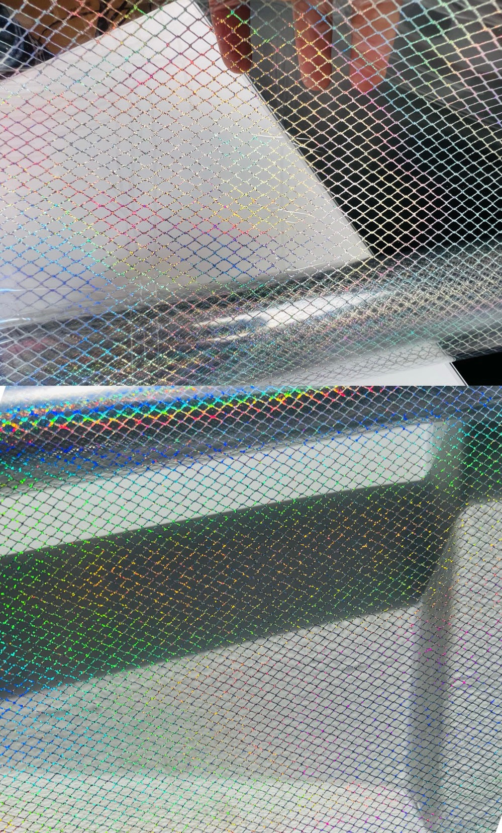 RETAIL Transparent Printed Holo .4mm JELLY ROLL