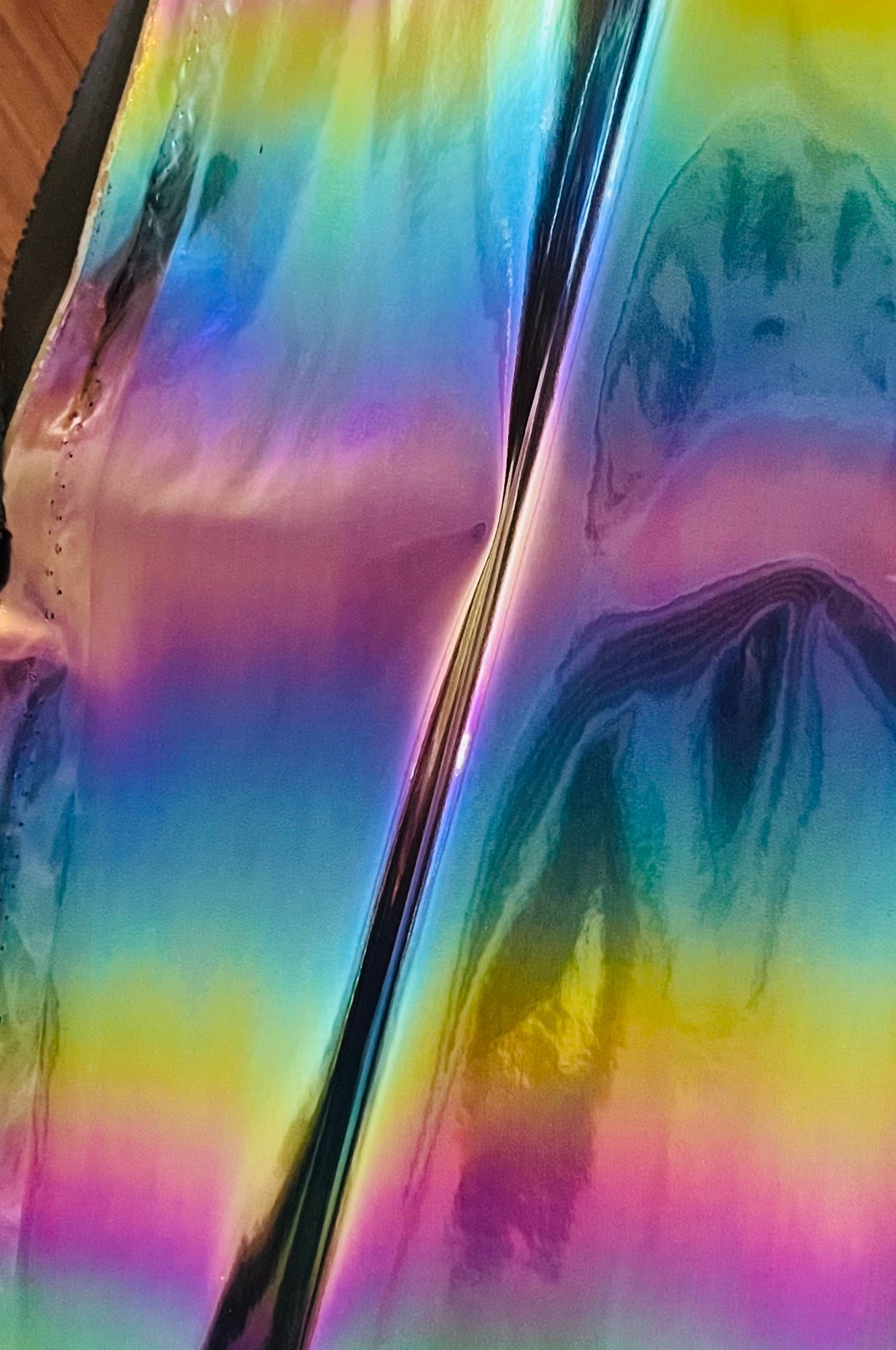 RETAIL Rainbow Ombre .8mm Soft Back VINYL