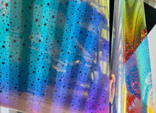 Load image into Gallery viewer, RETAIL Transparent Iridescent w/ Holo Stars .45mm JELLY ROLL
