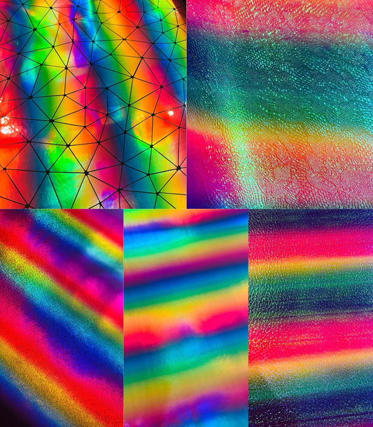 RETAIL Holographic Rainbows Soft Back VINYL