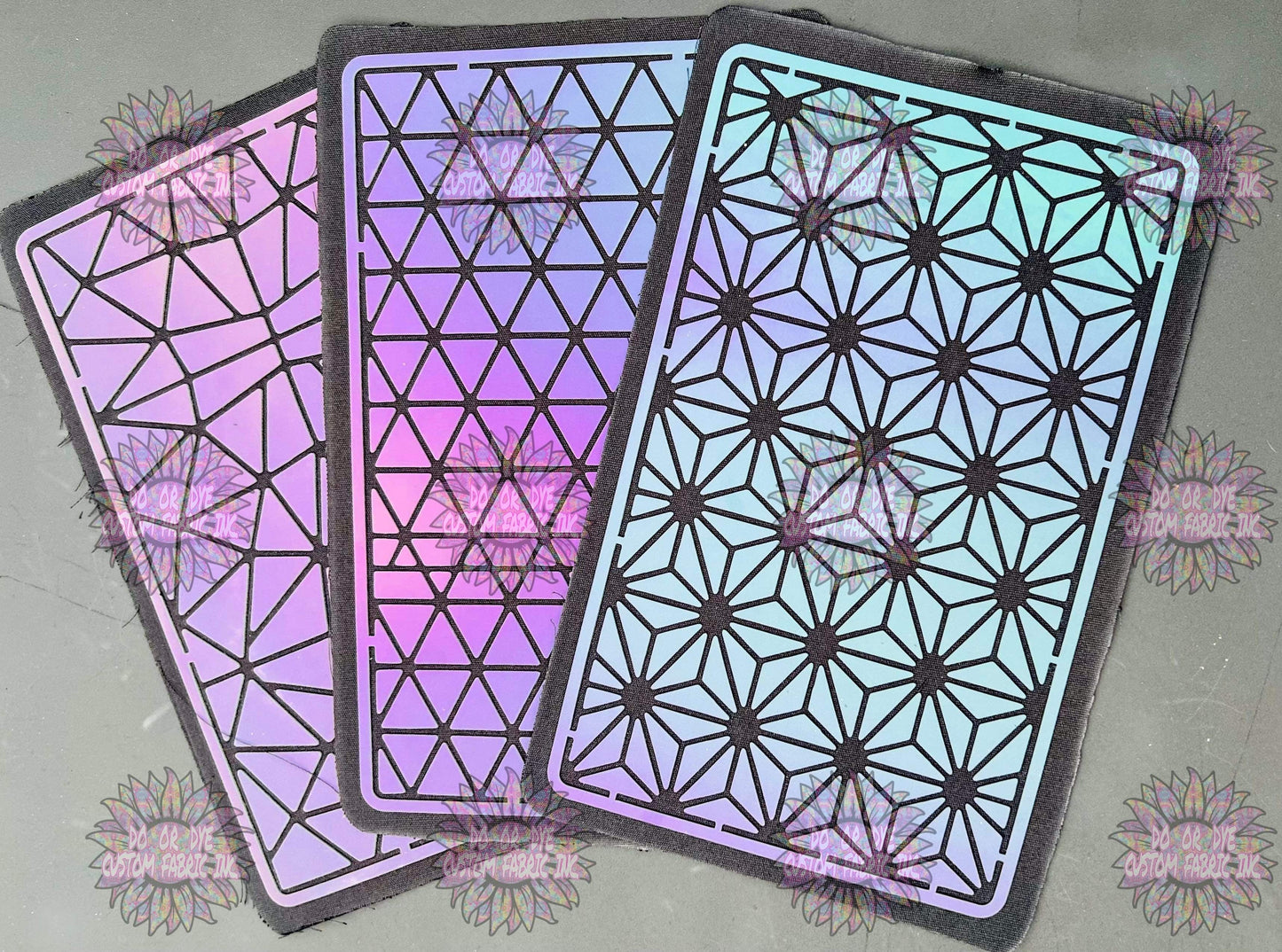 Light Reflective Tri Fold Wallet Pattern Piece RETAIL
