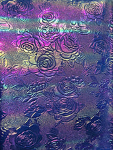 Load image into Gallery viewer, RETAIL Embossed Ombre Iridescent Roses .7mm Soft Back VINYL
