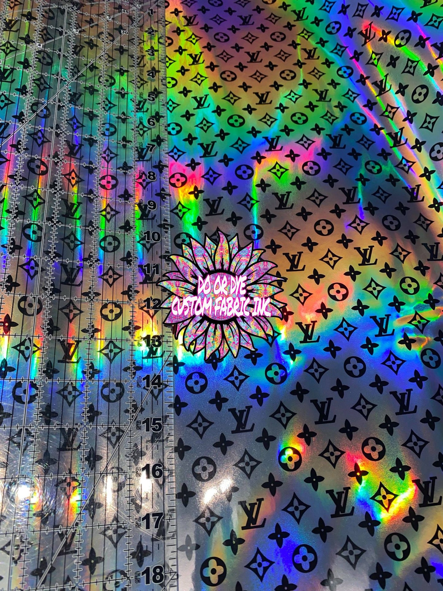 RETAIL Printed Holographic .5mm Soft Back VINYL