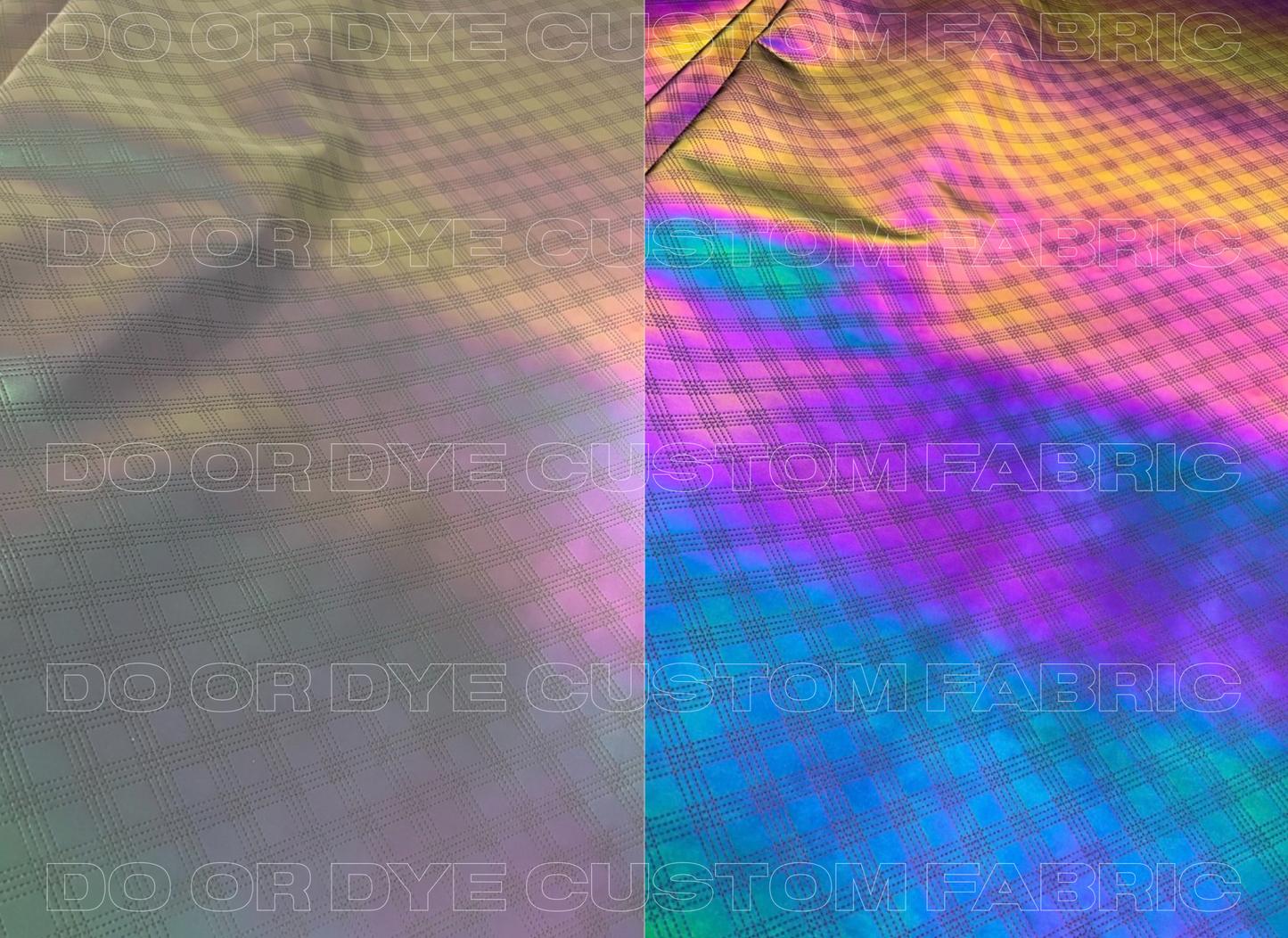 RETAIL Embossed Quilted Light Reflective .7mm Pliable Soft Back VINYL
