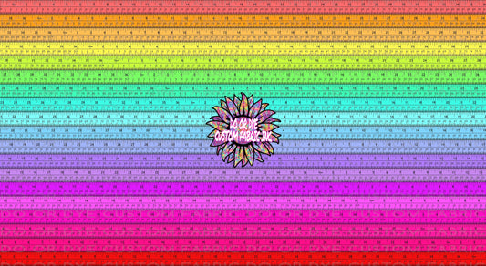 Pastel Rainbow Measuring Tape DoD Exclusive