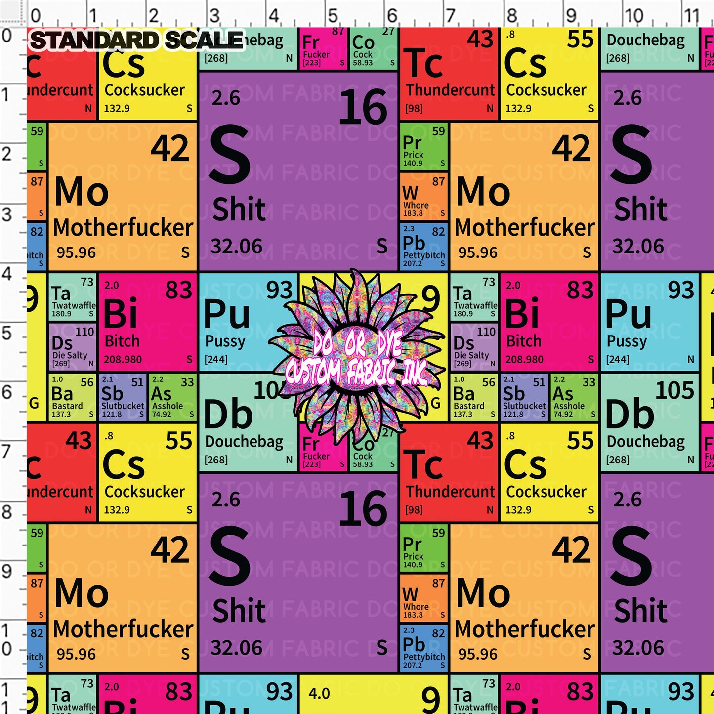 Periodic Table For Adults DoD Exclusive